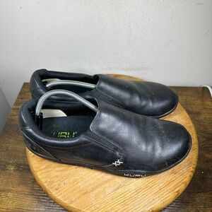 Kuru Kivi Loafers Size 12 Black Leather Slip On Comfort Shoes